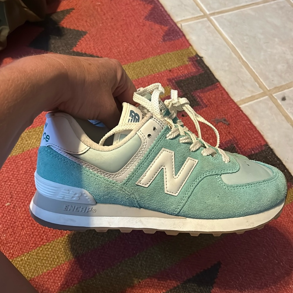 Brand new New Balance 574 Athletic Shoes size 6.5 womens. Gum bottoms.